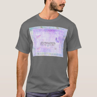 Camiseta cita de mariposa inspiradora