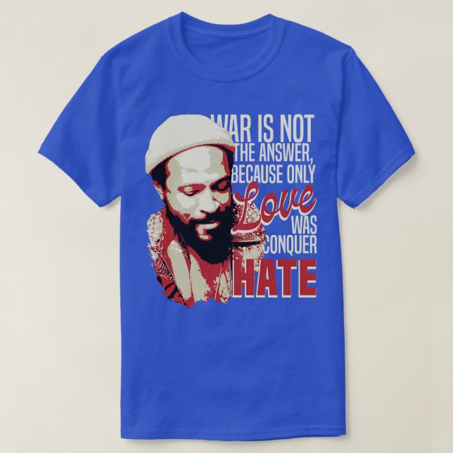 Camiseta Cita de Marvin Gaye (Diseño del anverso)