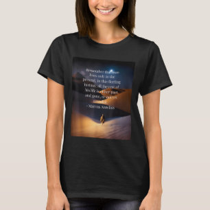 Camiseta Cita de meditaciones estáticas