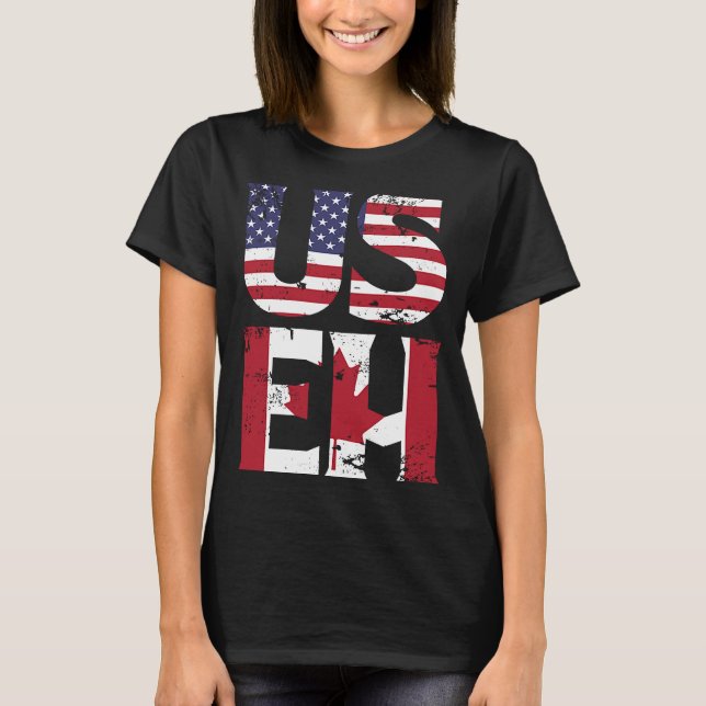 Camiseta Cita de memes norteamericana EH canadiense (Anverso)