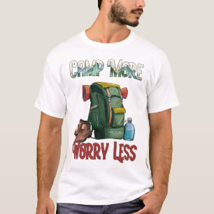 Camiseta Cita de mochila de acampada