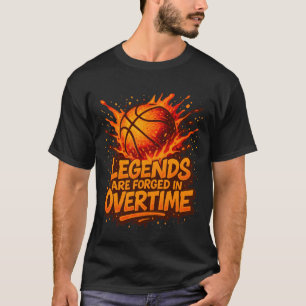 Camiseta Cita de motivación de baloncesto - Se falsifican l