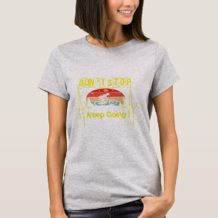 Camiseta Cita de motivación de ciclismo