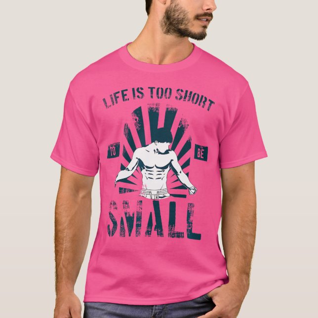 Camiseta Cita de Motivación para Construcción de Cuerpo (Anverso)