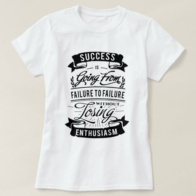 Camiseta Cita de motivación sobre la impresión del negro (Diseño del anverso)