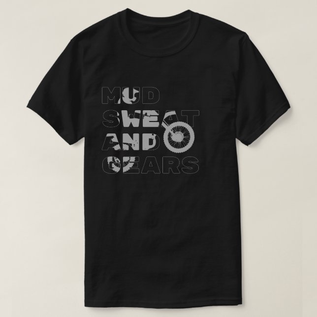 Camiseta Cita de motociclista de tierra  (Diseño del anverso)