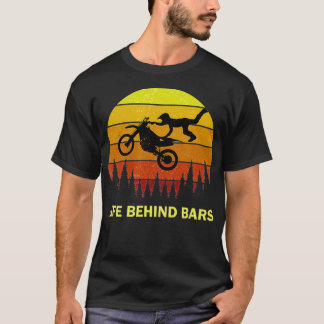 Camiseta Cita de Motocross Dirtbike divertida tras las reja