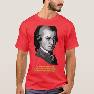 Camiseta Cita de Mozart