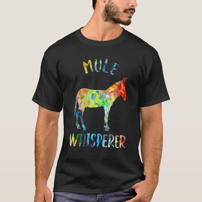 Camiseta Cita de Mule Whisperer Mule Mule (Anverso)