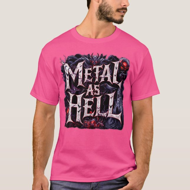 Camiseta Cita de música Metalizado fuerte y metalizado (Anverso)