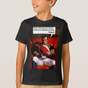 Camiseta Cita de Naleon Bonaparte Jugador - Historia Divert