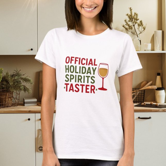 Camiseta Cita de Navidad divertida degustadora de espíritus (Subido por el creador)