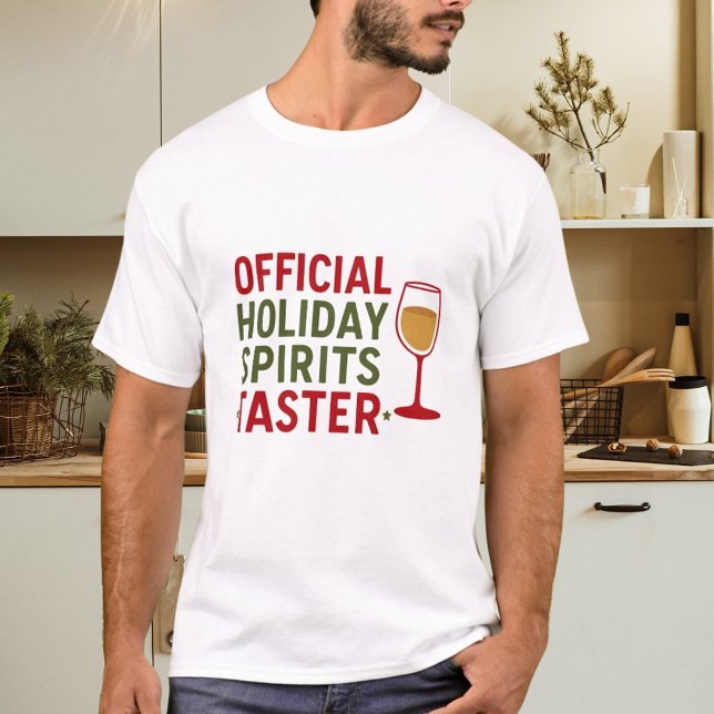 Camiseta Cita de Navidad divertida degustadora de espíritus (Subido por el creador)