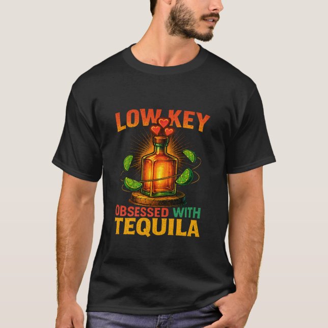 Camiseta Cita de Obsesión Discreta con Tequila (Anverso)