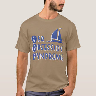 Camiseta Cita de obsesión por el mar Cita de obsesión por e