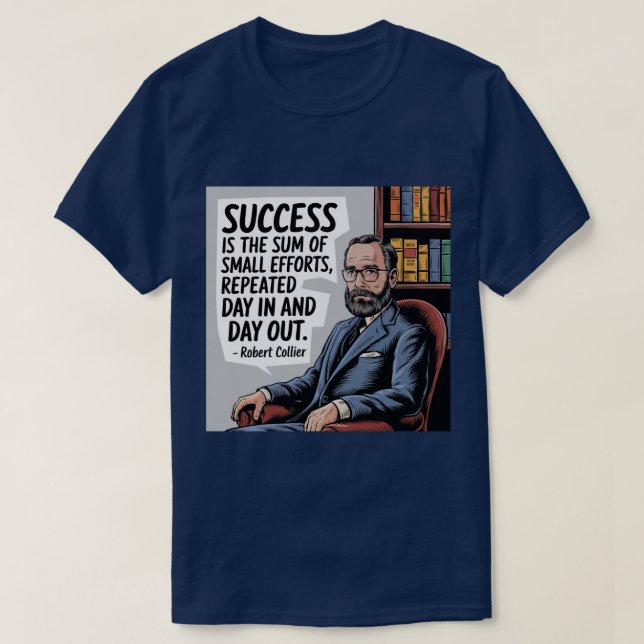 Camiseta Cita de oferta de productividad exitosa (Diseño del anverso)