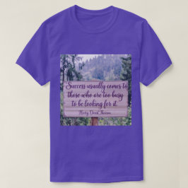 Camiseta Cita de oferta de Thoreau exitosa