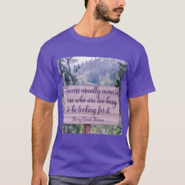 Camiseta Cita de oferta de Thoreau exitosa