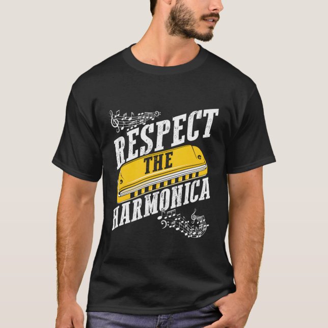 Camiseta Cita De Órganos Bocales Para Jugador De Harp Franc (Anverso)
