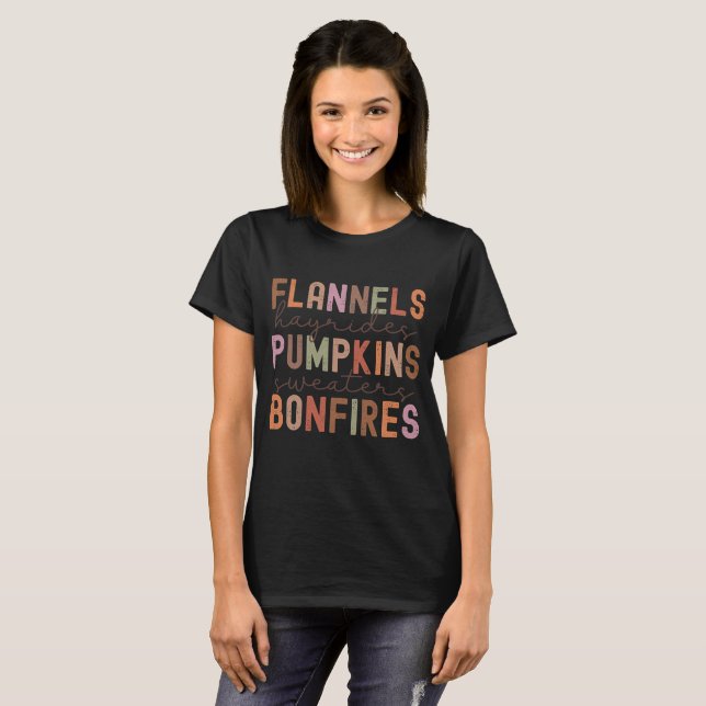 Camiseta Cita de otoño (Anverso completo)
