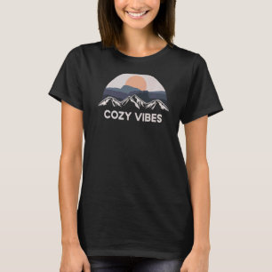 Camiseta Cita de otoño Vibes cómodos negrita Verde azulada