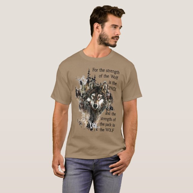 Camiseta Cita de paquete de paquete de animales de color lo (Anverso completo)