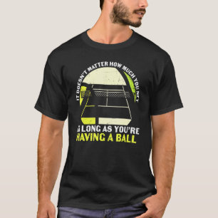 Camiseta Cita de pelota de red de tenis Castigo Deportista