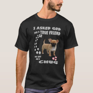 Camiseta Cita de perro Chihuahua Pug Mamá Pugwawa Papá Impr