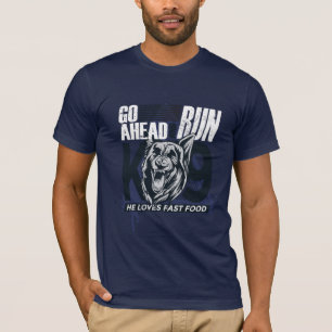 Camiseta Cita de perro de la policía