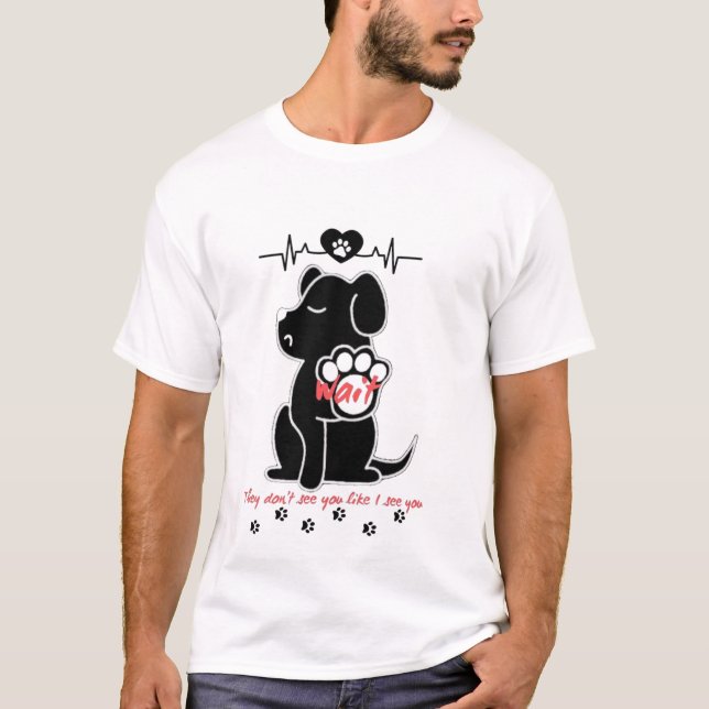 Camiseta Cita de perro - "No te ven como yo veo (Anverso)