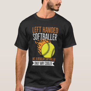 Camiseta Cita De Persona Mano Izquierda Para Un Softbal Man