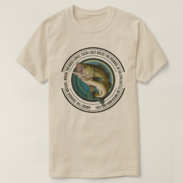 Camiseta Cita de pesca de bajo coste