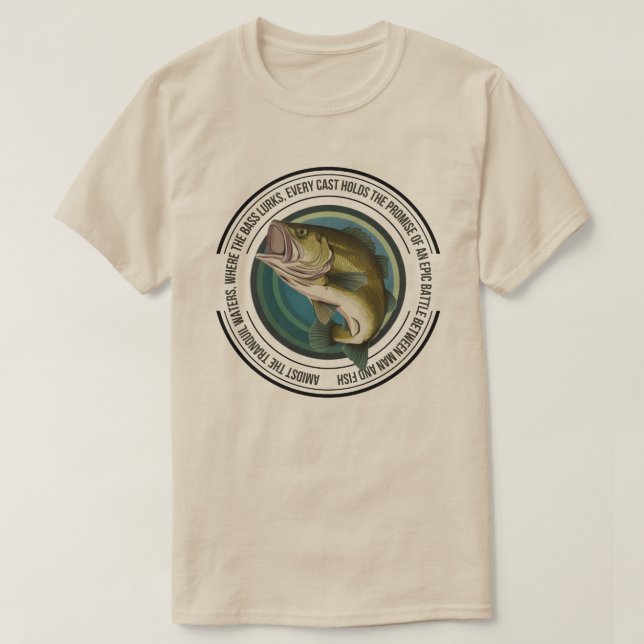 Camiseta Cita de pesca de bajo coste (Diseño del anverso)