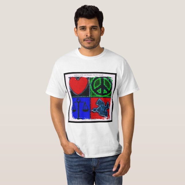 Camiseta Cita de Philip Neri del santo (Anverso completo)