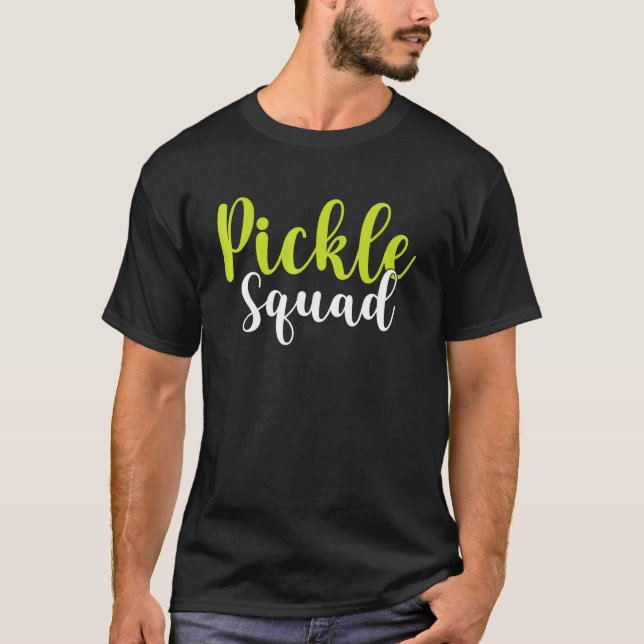 Camiseta Cita De Pickle Squad Vegan Squad Cucumber Pickle W (Anverso)