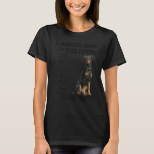 Camiseta Cita de Pinscher alemana impresa por papá, padre d