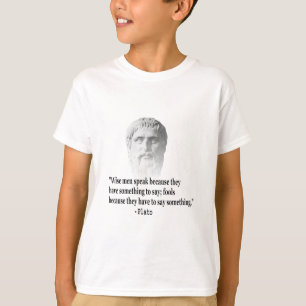 Camiseta Cita De Platón