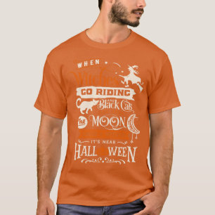 Camiseta Cita de poema de Halloween