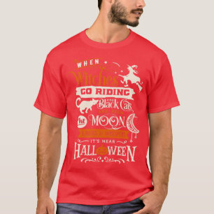 Camiseta Cita de poema de Halloween