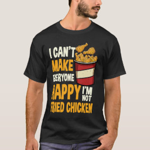 Camiseta Cita de pollo frito amor Comida rápida
