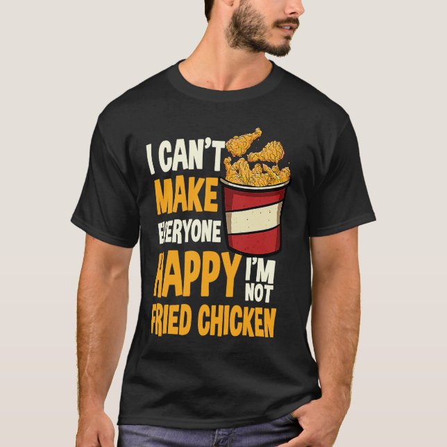Camiseta Cita de pollo frito amor Comida rápida (Anverso)