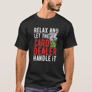 Camiseta Cita de póquer de Distribuidor de Tarjetas de Apue
