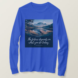 Camiseta Cita de productividad de Gandhi T-Shirt