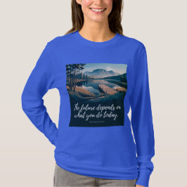 Camiseta Cita de productividad de Gandhi T-Shirt