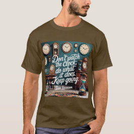 Camiseta Cita de productividad de tiempo