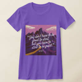 Camiseta Cita de productividad Zig Ziglar T-Shirt