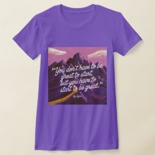 Camiseta Cita de productividad Zig Ziglar T-Shirt