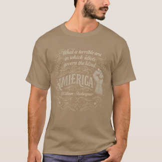 Camiseta Cita de qué era terrible Estados Unidos