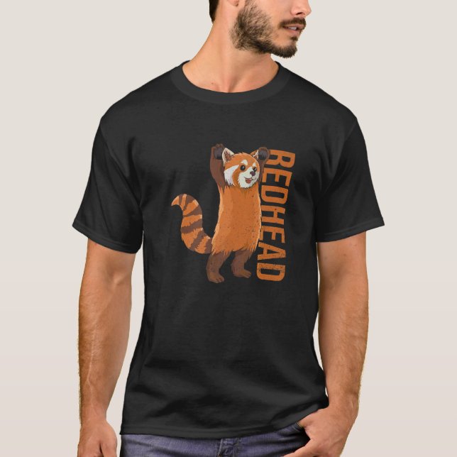Camiseta Cita De Redhead Para Un Panda Rojo (Anverso)