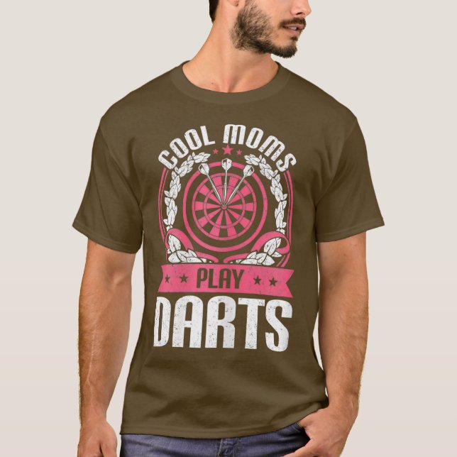 Camiseta Cita de regalo de jugador de Dart a las madres de  (Anverso)